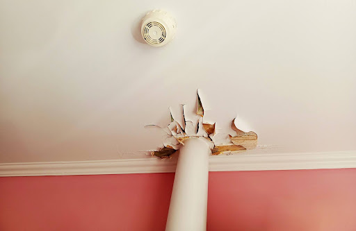 damaged ceiling | repair drywall