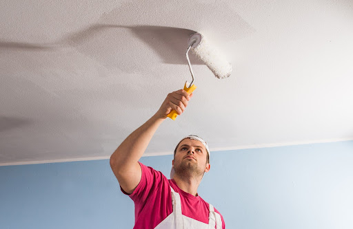 painting ceiling | popcorn ceiling repair