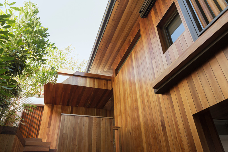 wooden house | wall and ceiling accents installation