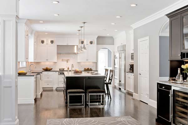 house interior with white paint | residential painting service in fort mill sc