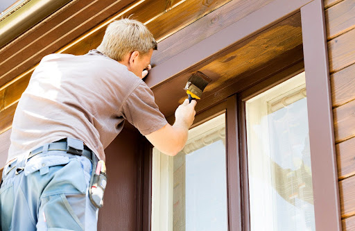 painting a window | best exterior paint for wood